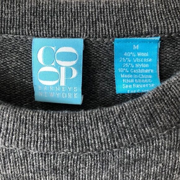 𝅺barney’s co-op • wool sweater dual tone - Picture 2 of 4